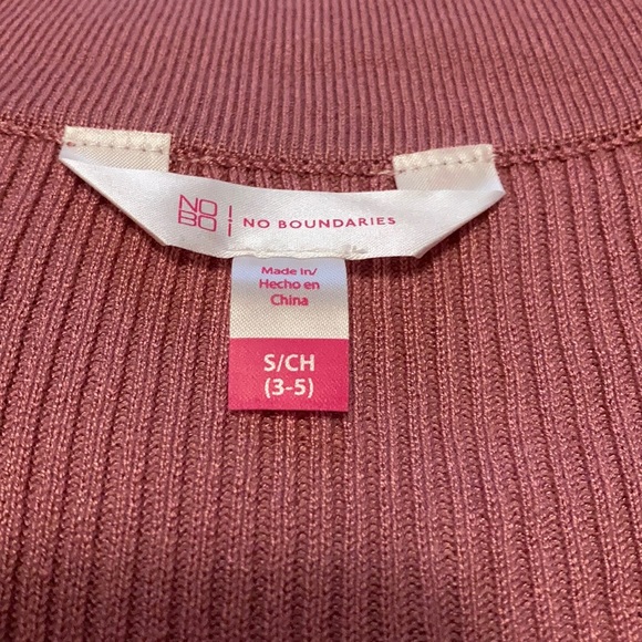 Grommet lace up sweater dress - Picture 4 of 4